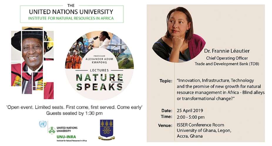 UNU-INRA Launches Lecture Series