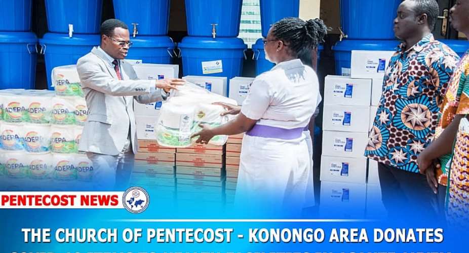 Konongo Pentecost Donates To All 3 Asante Akim Health Directorates
