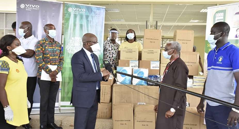 Vivo Energy Donates PPEs To COVID-19 Management Team