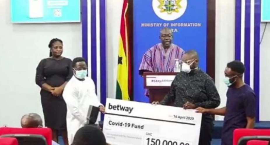 Coronavirus: Betway Ghana Donates GH150,000 To Fight Virus