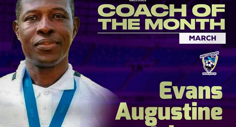 Medeama SC coach Evans Adotey wins GPL Coach of the Month award for March