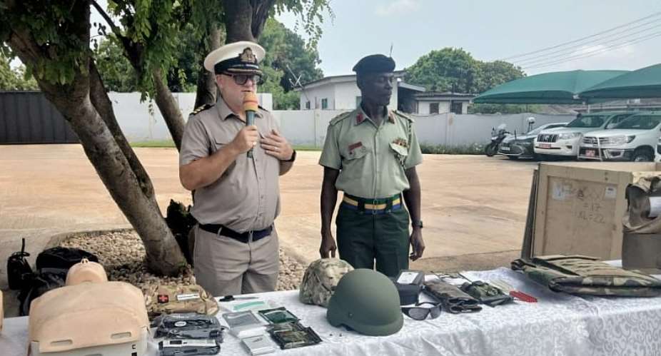 Ghana Army gets protective equipment from UK Government