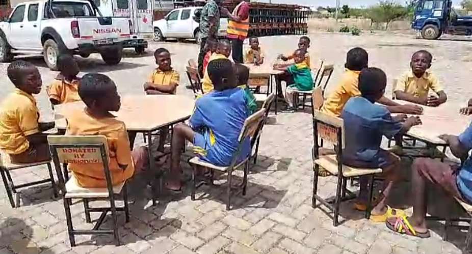 ActionAid donates furniture to basic school in Binduri District