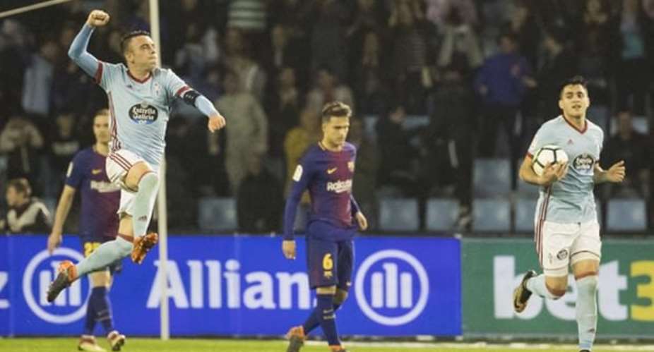 Ten-Man Barcelona Held To A Draw At Celta Vigo