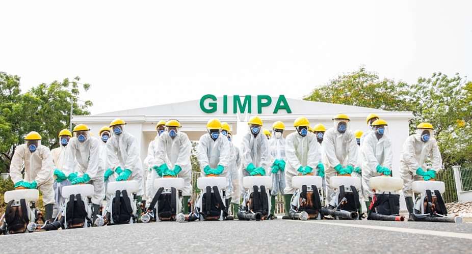 Zoomlion Disinfects GIMPA Campus