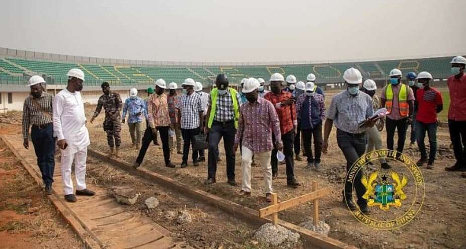 Rugby Africa inspects under-construction Accra Rugby Stadium ahead of 2024 All-Africa Games