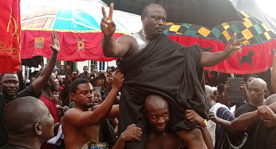 Business Mogul Ignatius Oppong installed as Gyaasehene of Esumija Traditional Council