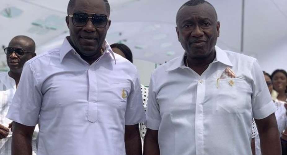 Watch Kwame Despite, brother Ernest Ofori Sarpong steal show at friend's party