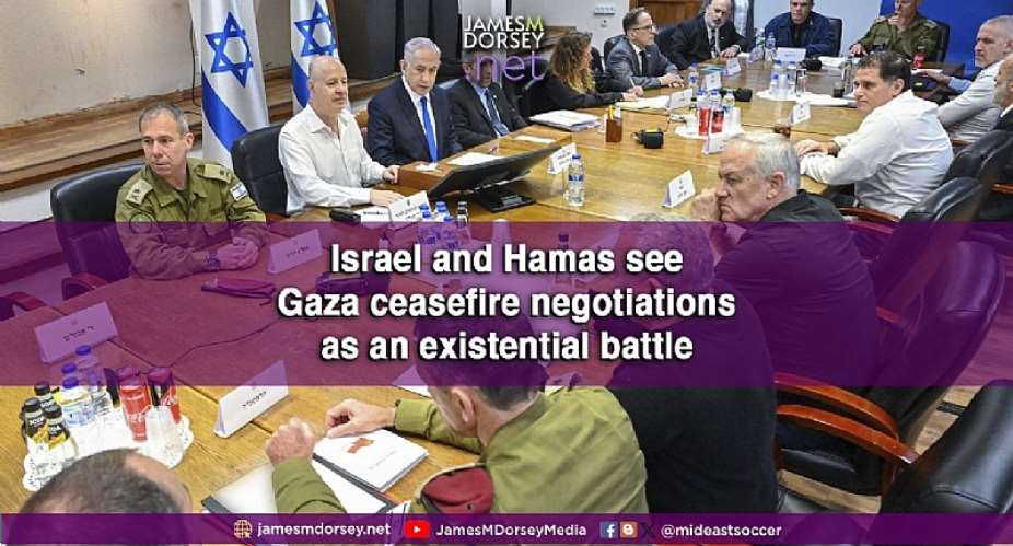 Israel and Hamas see Gaza ceasefire negotiations as an existential battle