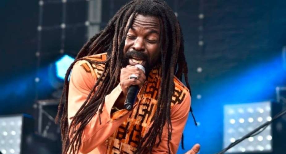 Ghanaian reggae singer Rocky Dawuni