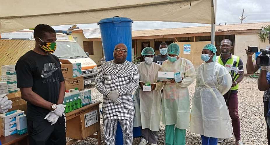 PFAG and GBSA donate essential items to Madina Polyclinic in Accra