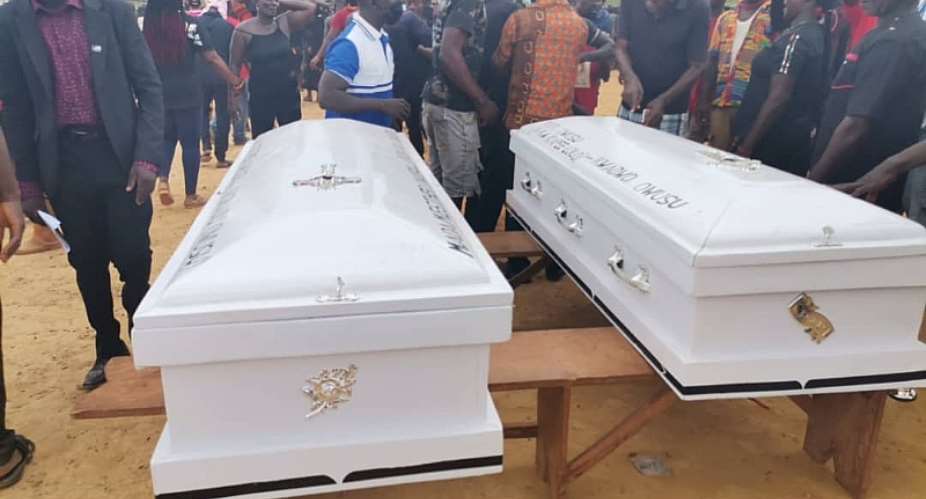 AR: Four Manso Aponapon fire victims laid to rest