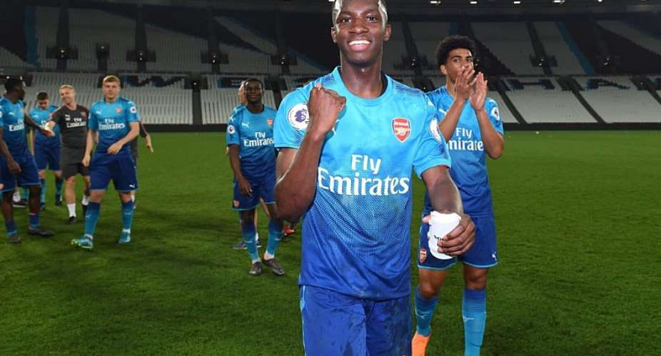 Ghanaian International Eddie Nketiah' Brace Fires Arsenal To Win U23 League