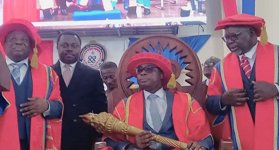 Prof Jobson Mitchual inducted as 5th UEWVC