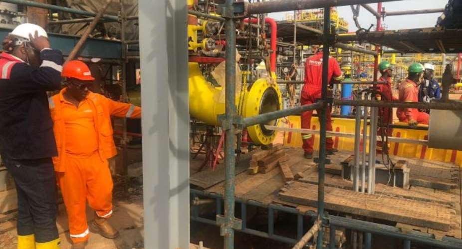 Ghana Gas says completion of the engineering works, will enable transportation of excess domestic gas in the western enclave to the eastern enclave in a reverse mode.