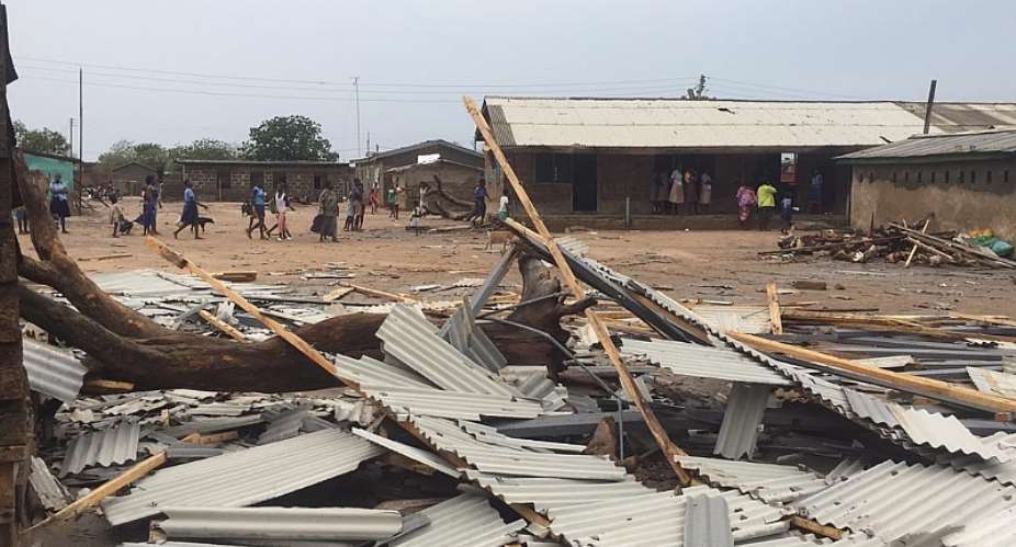 Ada-West: Rainstorm destroy homes, many displaced