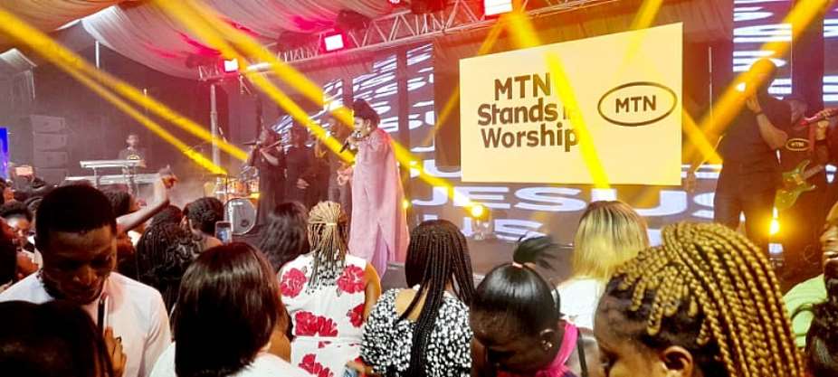 MTN Stands In Worship brings Kumasi to standstill