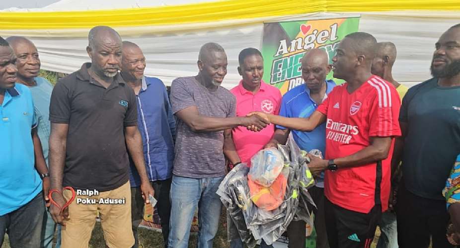 Bekwai communities benefit from donations by Lawyer Ralph Poku-Adusei during Easter football galas