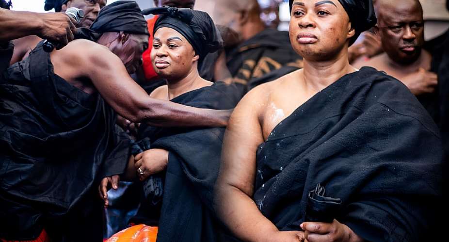 Former NPP Womens Organiser-USA, Barbara Asiedu Boafo, Enstooled Obaapanin of Beposo Ankaase