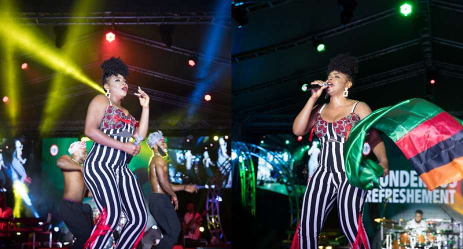 Yemi Alade Rocks Zambia With Easter Concert, Thrills Over 11,000 Fans