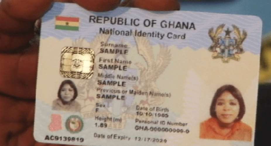 You'll pay GH125 to replace missing Ghana card from May 1