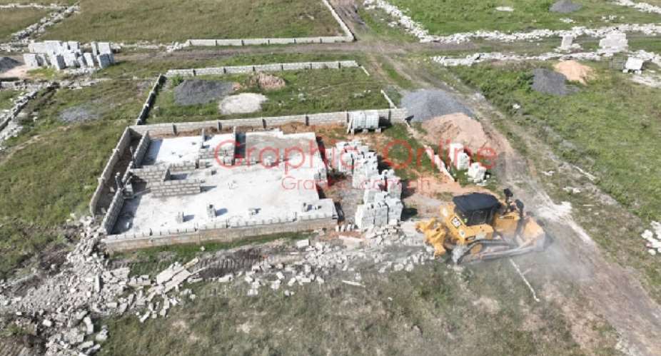 TDC, National Security and Military reclaim encroached Sakumono Ramsar Site in major demolition exercise