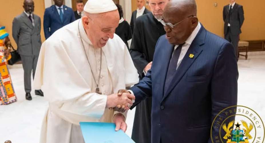 He has been a latent force of tolerance and inter-religious cooperation — Akufo-Addo mourns Pope Francis