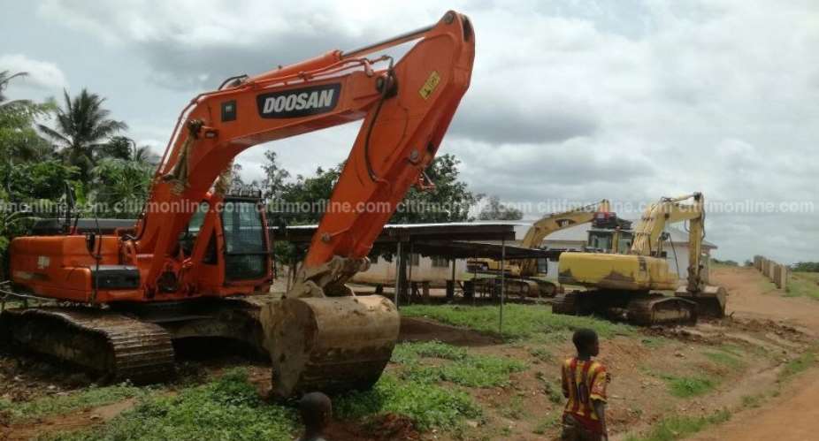 Move excavators from mining sites within 30 days – Lands Minister