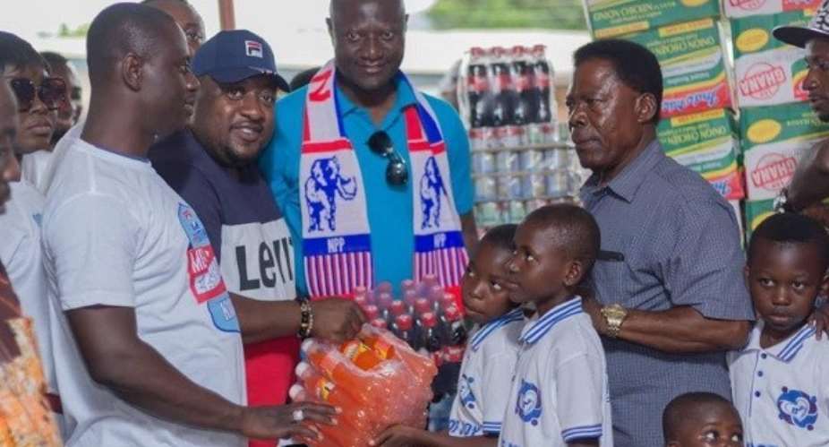 NPP Youth Supports Children's Home In Nkwatia Kwahu