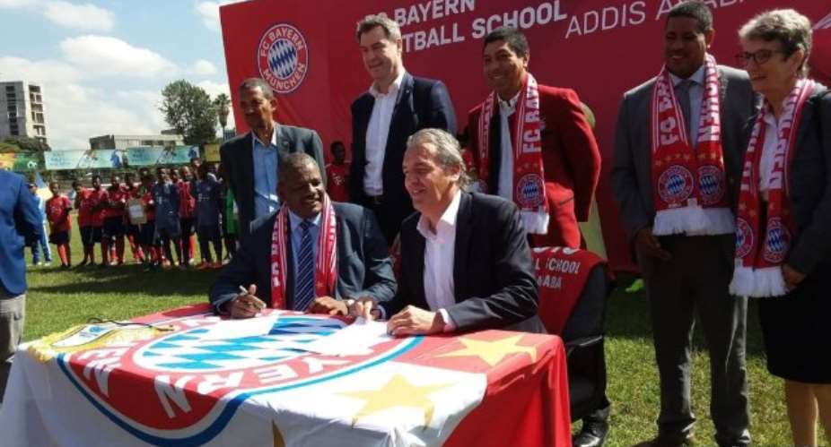 FC Bayern Opens First African Soccer School In Ethiopia