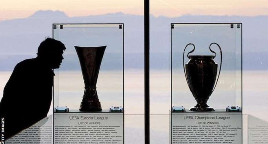 The Champions League final is scheduled to be played in Istanbul and the Europa League showpiece in Gdansk