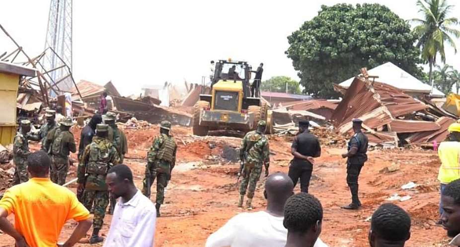 Kwadaso onion traders evicted by soldiers, relocated to new marketplace