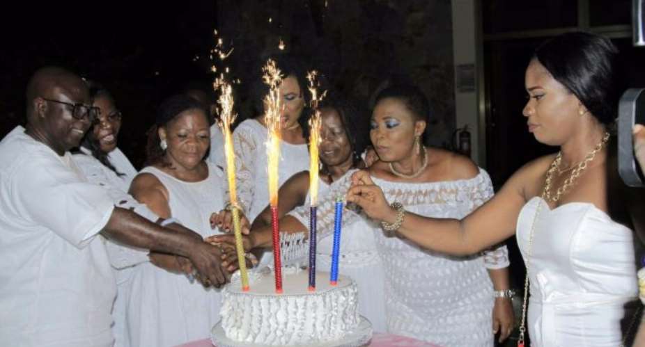 Photos: Sarkodie's mother turns 60, family organises party for her