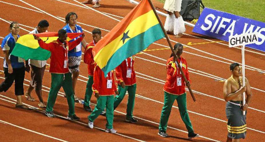 Ghanaian contingent at the just ended commonwealth games