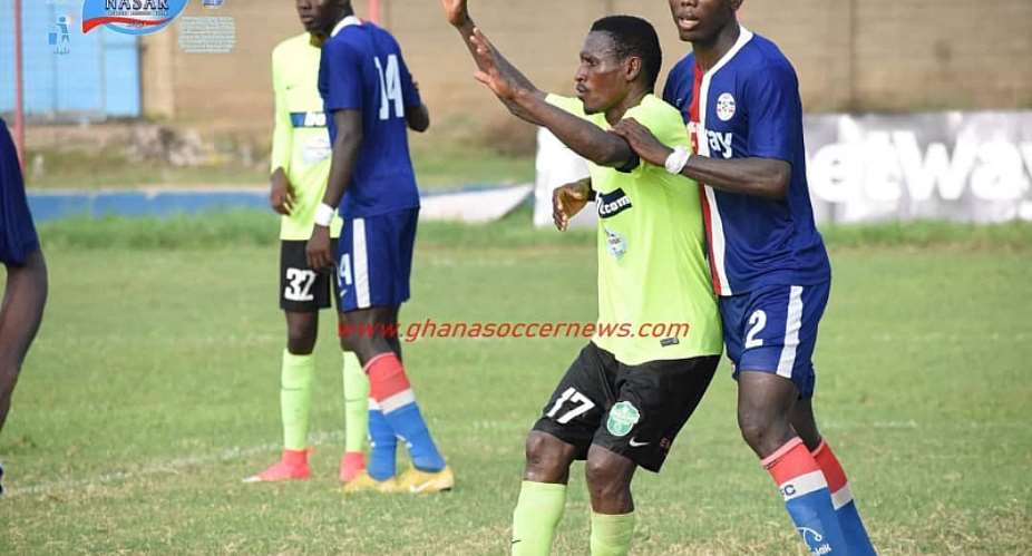 Talented Central Defender Michael Sefah, Solidifies Liberty Professionals Backline