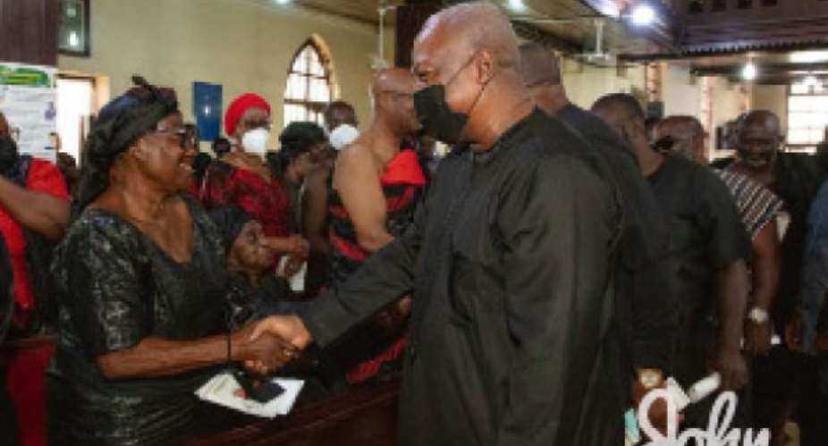 Mahama mourns former First Lady, Emily Akuffo