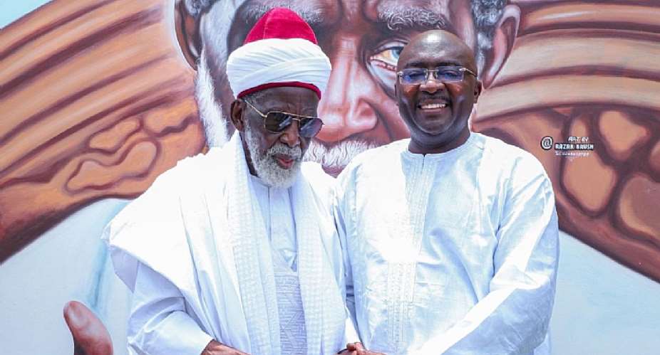 Bawumia prays for long life, good health for Chief Imam on his 104th birthday