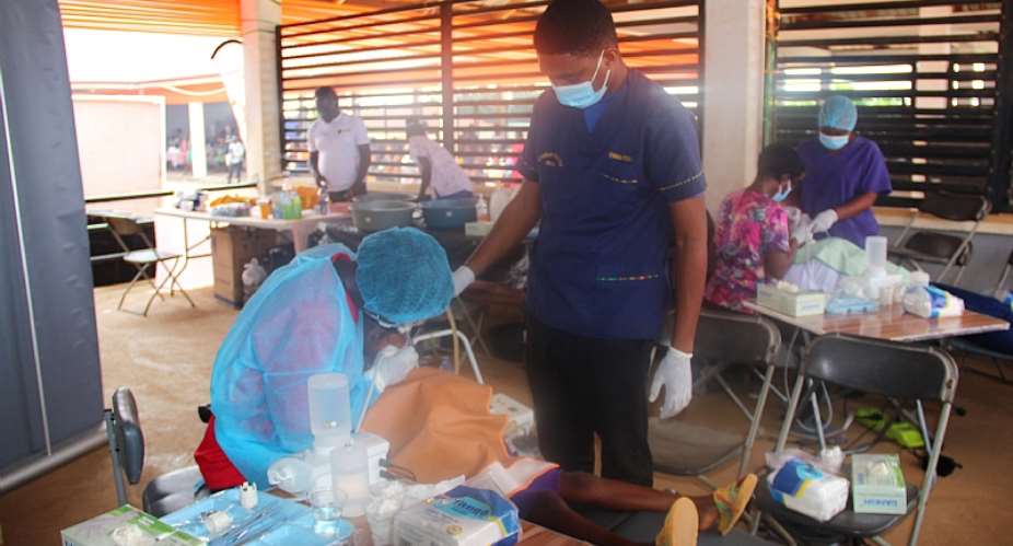 2024 World Malaria Day: AGA, Obuasi Mine organize free health screening for residents of Edubiase