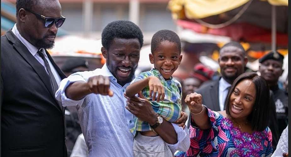 Nana Kwame Bediako is gradually winning the hearts of Ghanaians