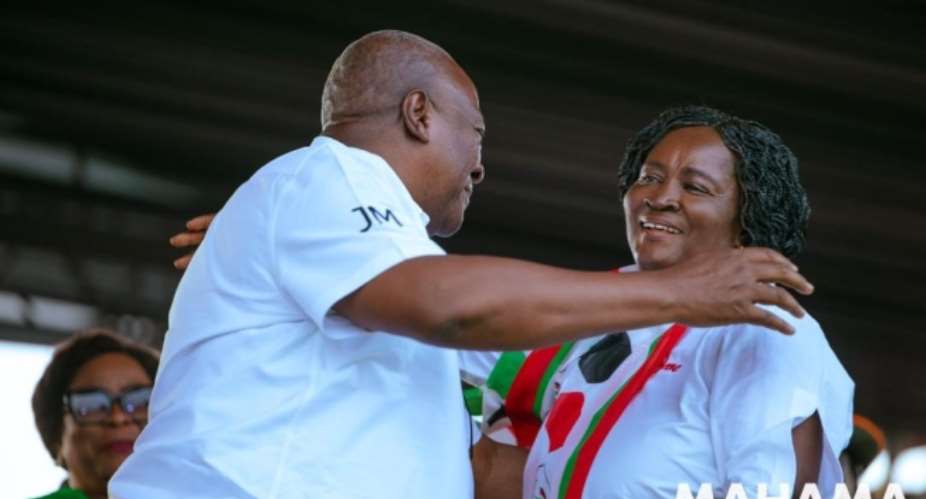 Vice President Opoku-Agyemang recovering well, she will soon join us — Mahama