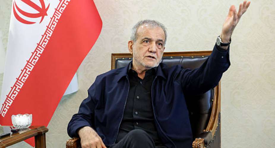 Iranian President Masoud Pezeshkian