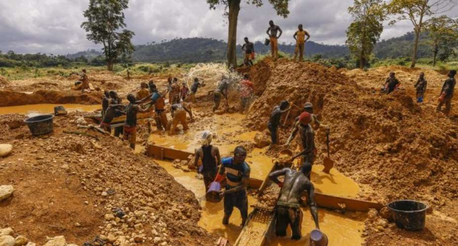 Chiefs Lead Operation To Destroy Galamsey Equipment