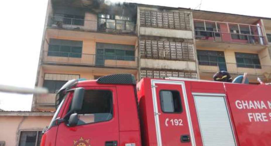 Fire guts Ho Workers' Estate