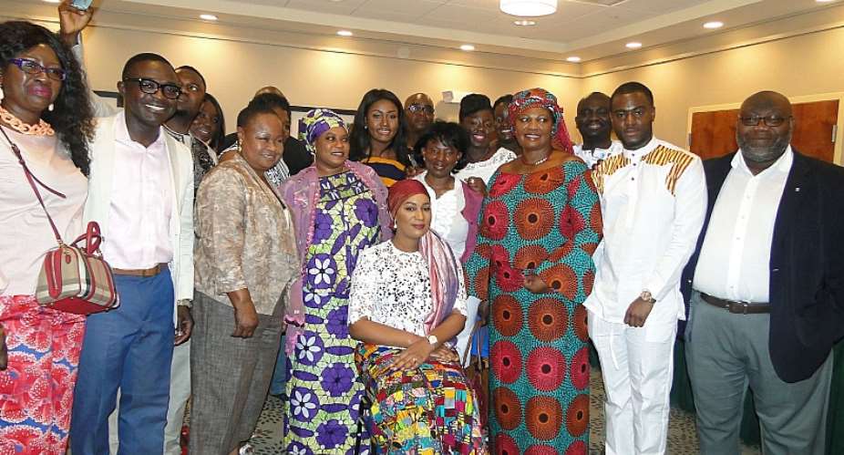 Mrs. Samira Bawumia Visits Ghanaians In Connecticut