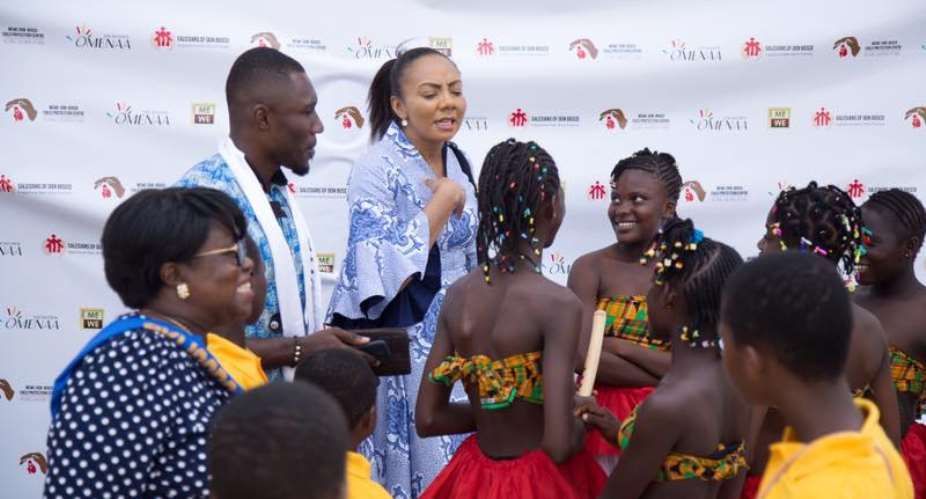 Miss Ghana 2004 Supports Don Bosco Child Project