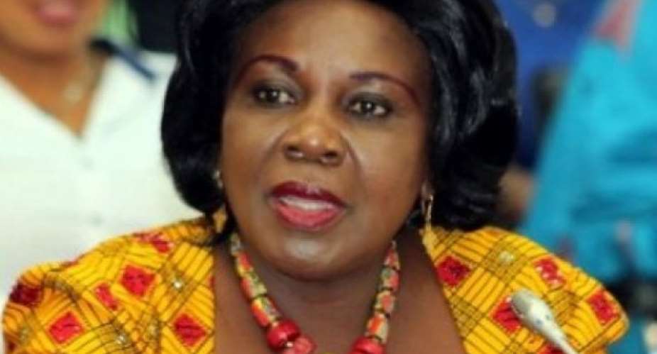 Cecilia Abena Dapaah is Sanitation and Water Resources Minister