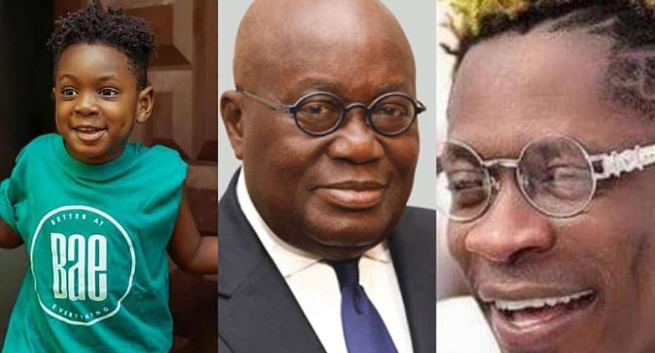 Mr. President, can you fix the gas prices? — Shatta Wale's son petitions Akufo-Addo
