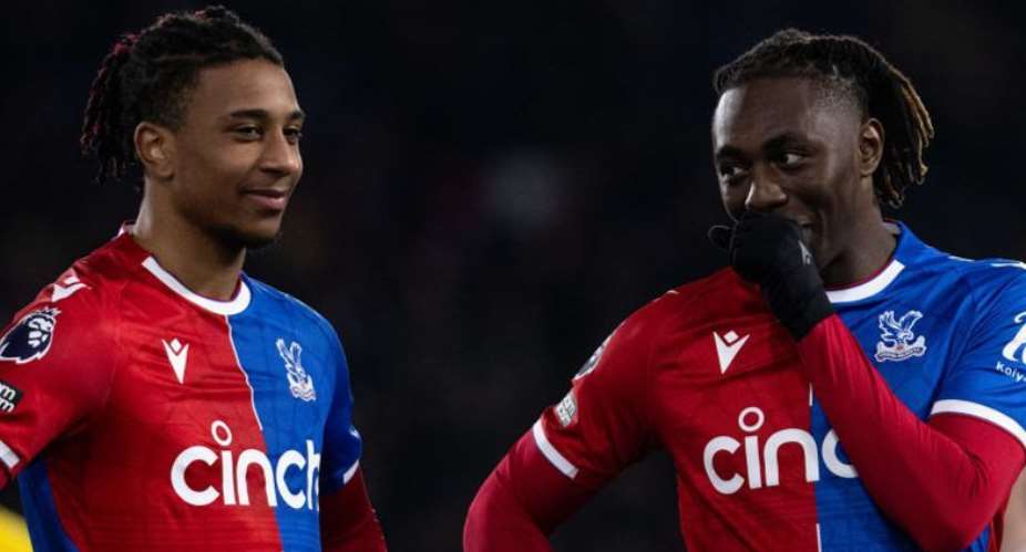GETTY IMAGESImage caption: Michael Olise, left, and Eberechi Eze, right, have only started six Premier League games together this season