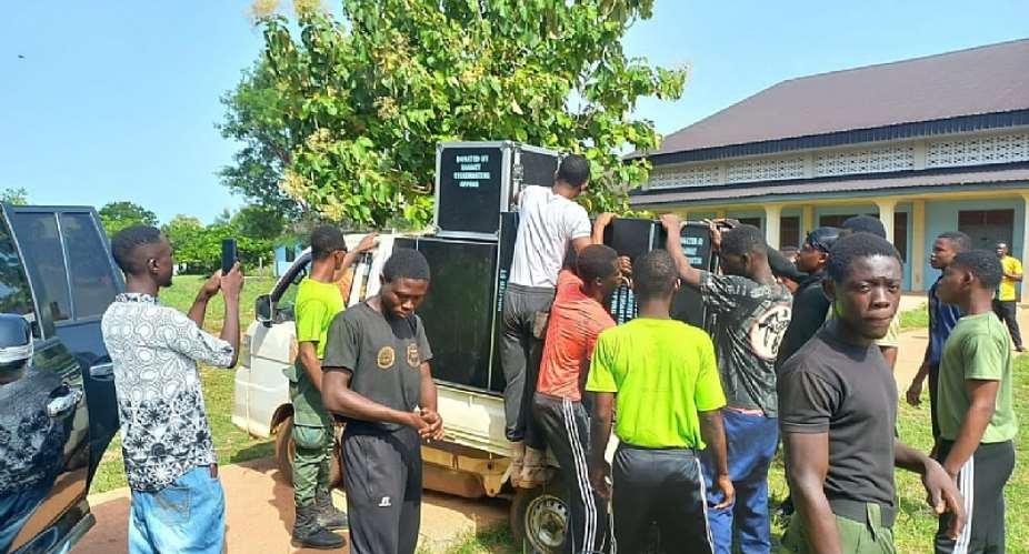 NPP Nkoranza South PC donates PA System to Nkoranza Technical Institute