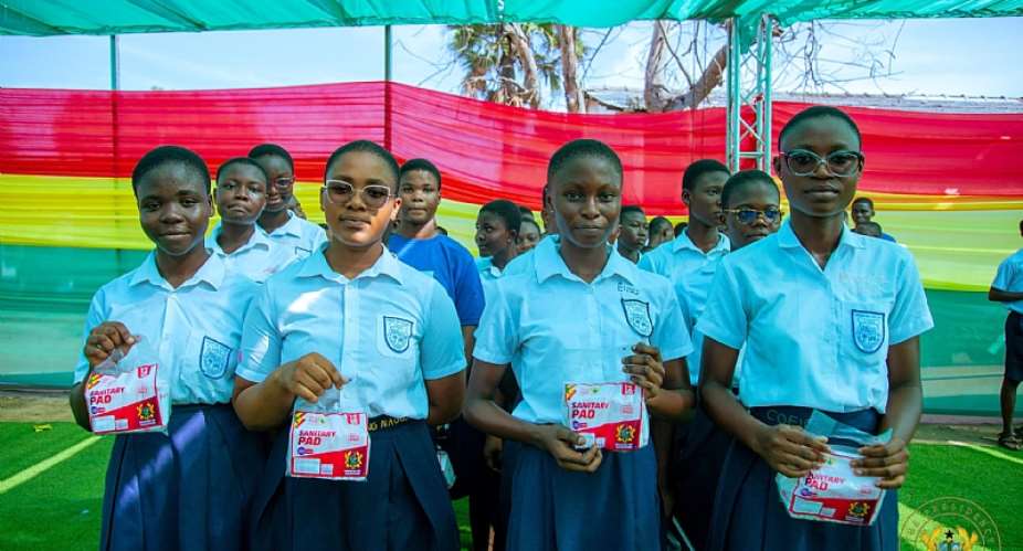 President Mahama launches Free Sanitary Pad for girls in school